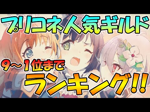 【プリコネR】プリコネ人気ギルドランキング後編!!９位～１位！最高のギルドたち【ギルド】