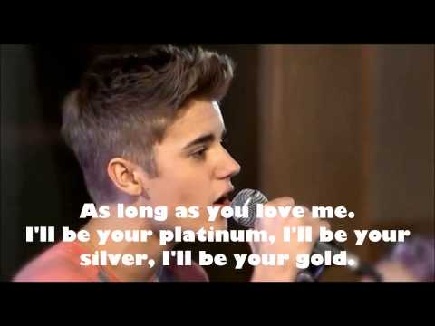 As long as you love me - Justin Bieber - Teen Awards 2012 (lyrics)