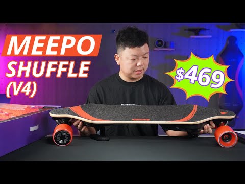 Unbox MEEPO SHUFFLE (V4), The Most Classic Electric Skateboard We Have Built For The Past 5 Years!