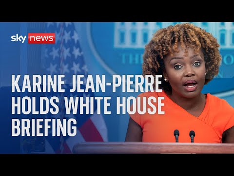 Press Secretary Karine Jean-Pierre holds White House briefing