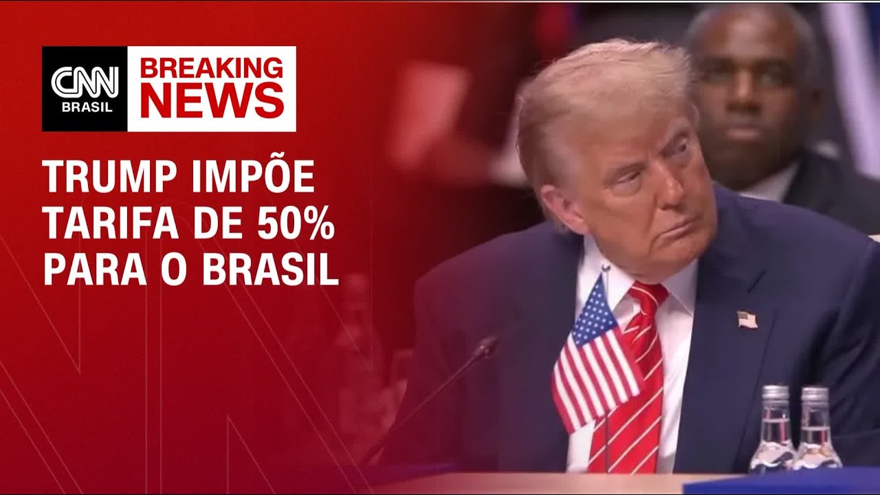 Trump impõe tarifa de 50 para o Brasil | CNN 360º
