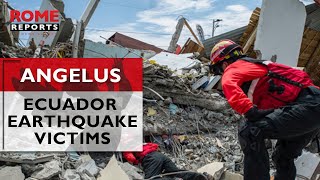 Pope Francis prays for Ecuador earthquake victims