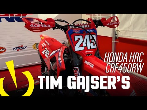 ACTORY BIKE - Tim Gajsers Honda HRC CRF450RW