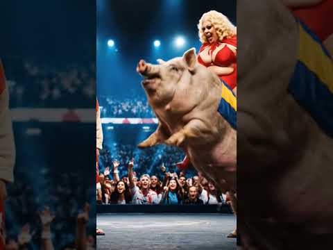 La Batalla de Gallos más Insólita: Un Chancho, una Gallina y dos Abuelos”#bocajuniors#river #futbol