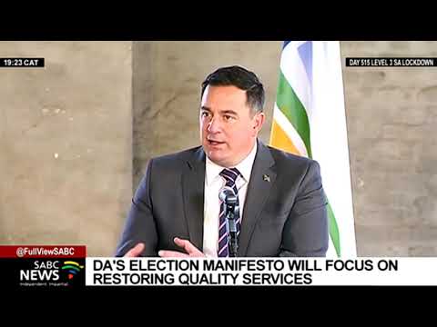 LGE 2021 | DA's election manifesto will focus on restoring quality services: John Steenhuisen