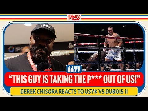 Derek Chisora INSTANT REACTION To Oleksandr Usyk KO Vs. Daniel Dubois