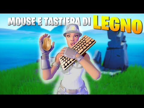 Ho usato una TASTIERA e un MOUSE fatti di LEGNO di Bambù!!