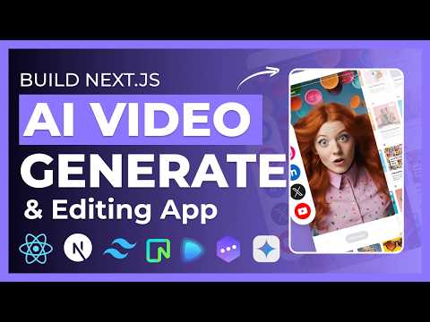 Build NextJs Full Stack AI Video Editing & Generator App | React, Tailwindcss, Gemini API, Remotion