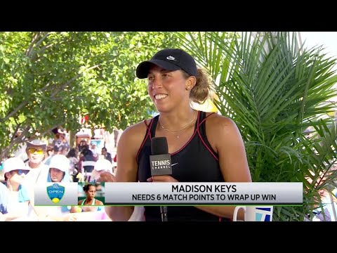 Madison Keys: 2022 Cincinnati Third Round Win Interview