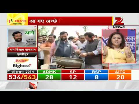 2014 Election Results: BJP workers celebrate as party takes big lead                                                                                                                                    