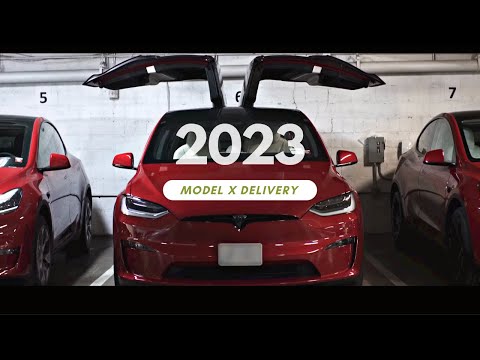 2023 Red Model X Delivery