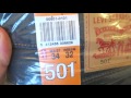 Genuine Levi's Men's 501 Original Fit Jeans from Amazon Unboxing