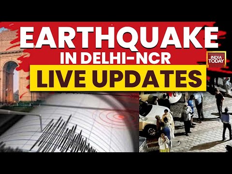 LIVE: Earthquake In Delhi-NCR | Heavy Tremors Felt Across Region | 4.0 Magnitude Earthquake LIVE