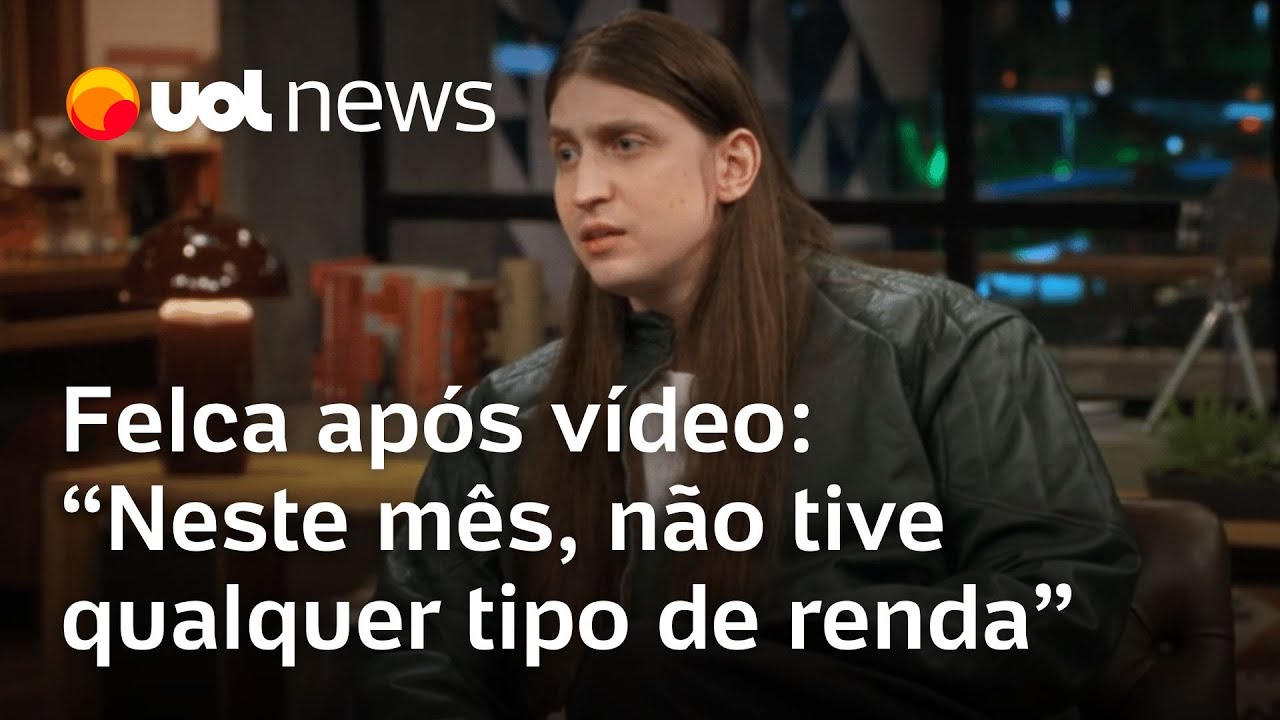 Felca diz que ficou sem renda após denúncias de adultização de crianças em vídeo