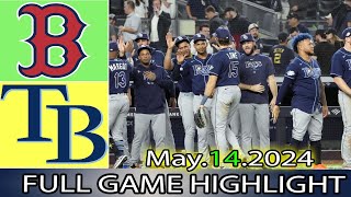 Boston Red Sox vs. Tampa Bay Rays [EXTRA 10+11th INNINGS] Highlights (05/14/24) | MLB Season 2024
