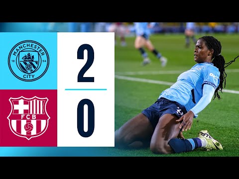 HIGHLIGHTS! City topple Barcelona in record Joie Stadium crowd! | Man City 2-0 Barcelona | WCL