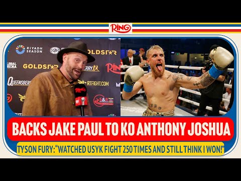 “Jake Paul Will KO Anthony Joshua!” Tyson Fury EXCLUSIVE: “Watched Usyk Fight 250 Times”