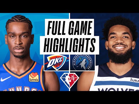 THUNDER at TIMBERWOLVES | FULL GAME HIGHLIGHTS | March 9, 2022 video clip