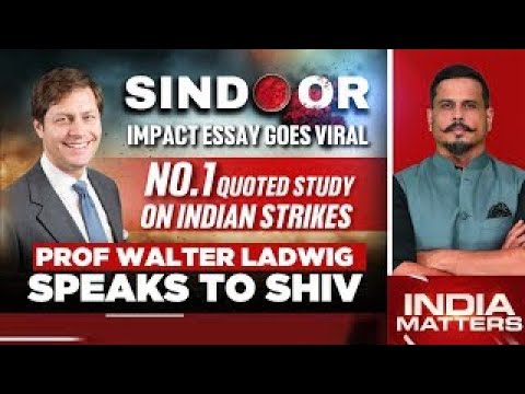 Operation Sindoor Latest News | LIVE | Professor Walter Ladwig On Shiv Aroor's India Matters