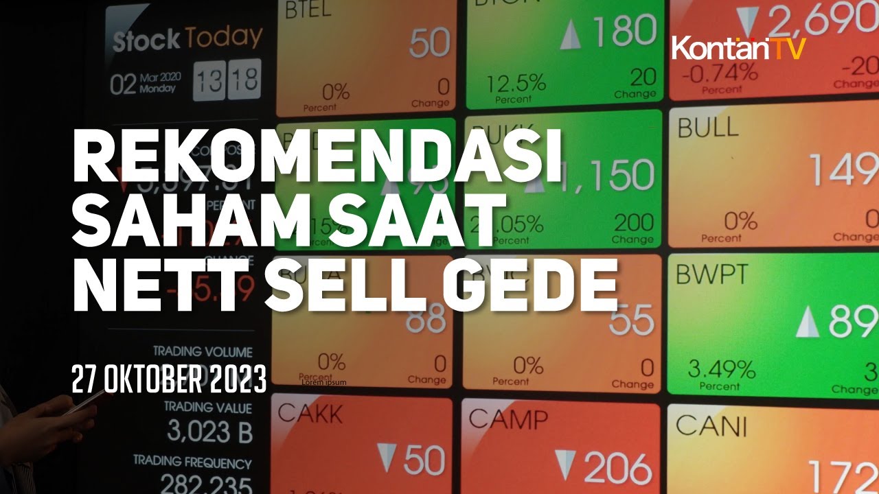 IHSG Dan Rupiah Anjlok Net Sell Gede Berikut Rekomendasi Saham Hari