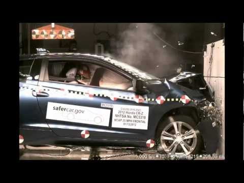 δοκιμή Βίντεο Crash Honda CR-Z από το 2010