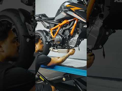 Préparation terminée pour la KTM 1390 Superduke R 🧡