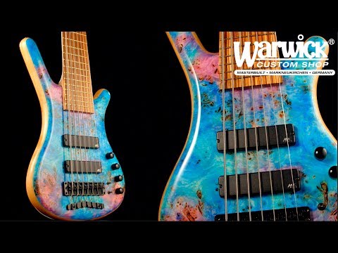 Warwick Custom Shop Masterbuilt - Corvette $$ -  3/8" Birdseye Poplar Top