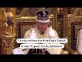 Charles delivers his first Kings Speech to UK Parliament