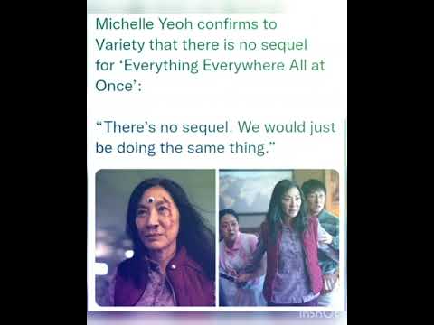 Michelle Yeoh confirms to Variety that there is no sequel for ‘Everything Everywhere All at Once’: