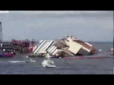 Целото извлекување на Costa Concordia