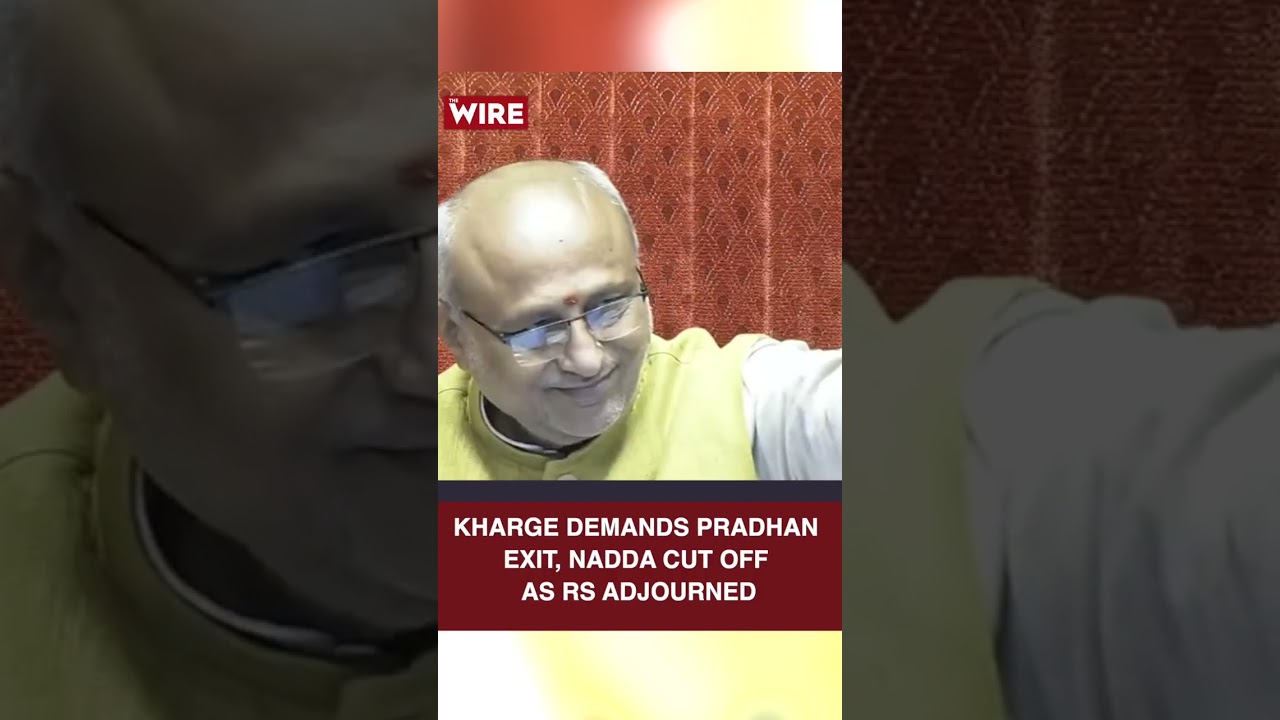 Kharge Demands Pradhan Exit, Nadda Cut off as RS Adjourned