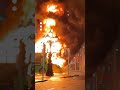 Anti-immigration protesters set bus ablaze in Dublin  - 00:31 min - News - Video