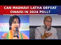 Can BJP's Madhavi Latha Swipe Out Asaduddin Owaisi From Hyderabad In Lok Sabha Polls 2024?