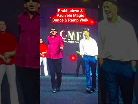 Prabhudeva & Vadivelu Magic Dance & Ramp walk in Dubai | #Prabhudeva #vadivelu #tamilcomedy #dubai