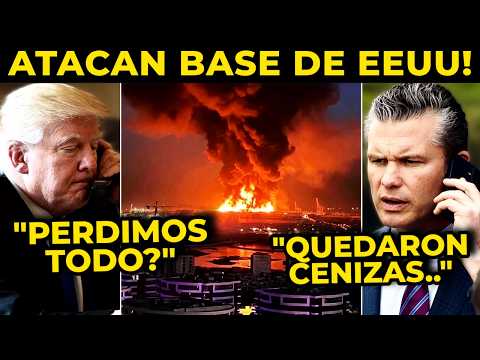 TRUMP QUEDO HELADO! IRAN DESTROZA BASE DE EEUU, MILICIAS DESATAN EL CAOS. IMPACTANTE