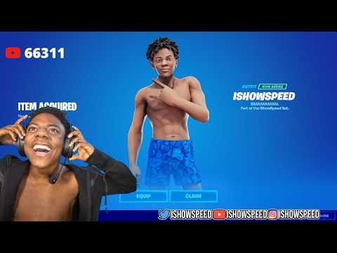 I Created iShowSpeed His Own Fortnite Skin!