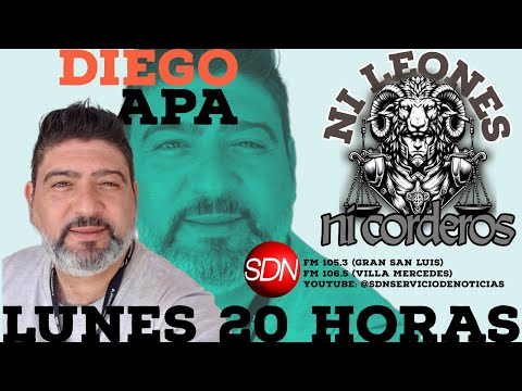 “Estudiá, no seas policía” – Ni leones ni corderos, con Diego Apa y equipo