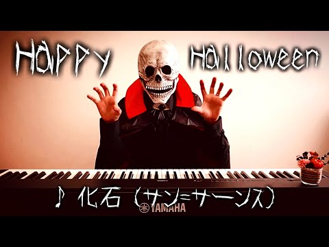 【コスプレピアノ演奏】ハロウィン🎃に現れた骸骨ピアニスト💀（サン＝サーンス：動物の謝肉祭「化石」／Saint-Saëns: Carnival of the Animals 