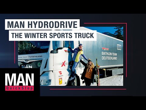 MAN HydroDrive®: The sports team member on wheels | MAN QuickStop #12