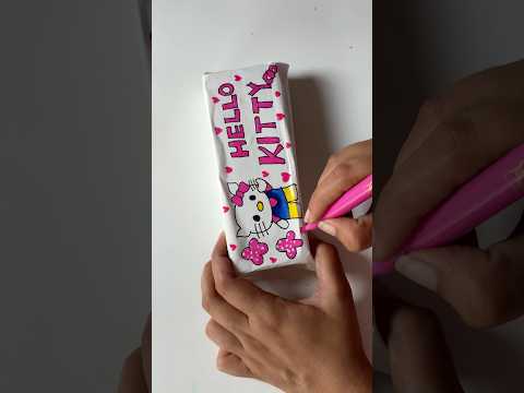 Easy kids pen box craft😹#shorts #trending#viralvideo#youtubeshorts#anaya #viralshorts#kidsvideo#art
