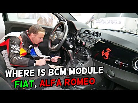 WHERE IS THE BCM BODY CONTROL MODULE LOCATED ON FIAT ALFA ROMEO FIAT 500 500X 500L PUNTO TIPO DOBLO