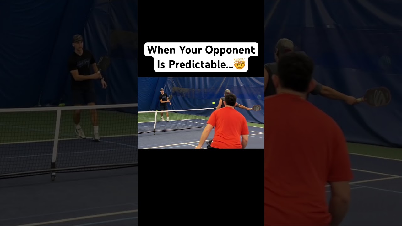 When Your Opponent Is Predictable! 🤯 #pickleball #fyp #viral #shorts #reels