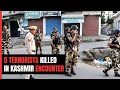 Five Terrorists Killed In Overnight Encounter In Jammu & Kashmirs Kulgam