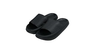 Rhodey Ezy Sandal Rumah Anti-Slip Slipper EVA Soft Unisex Size 42-43 - Black - 1