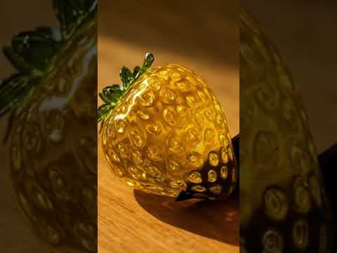 ASMR VIDEOS#AI#jelly yellow strawberry