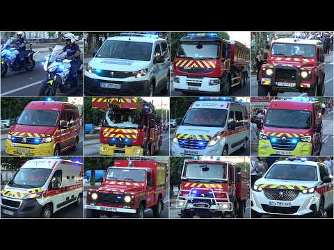 Chalon sur Saône - Défilé du 14 juillet - Services d'urgence