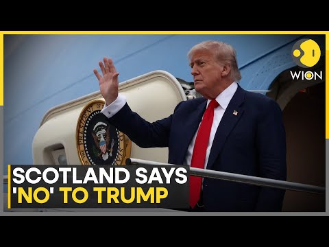Trump’s Golf Visit to Scotland Sparks Nationwide Protests in the UK | WION