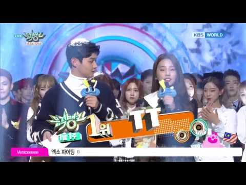 170106 No.1 TWICE (TT) win BIGBANG ( fxxk it ) @ MUSIC BANK