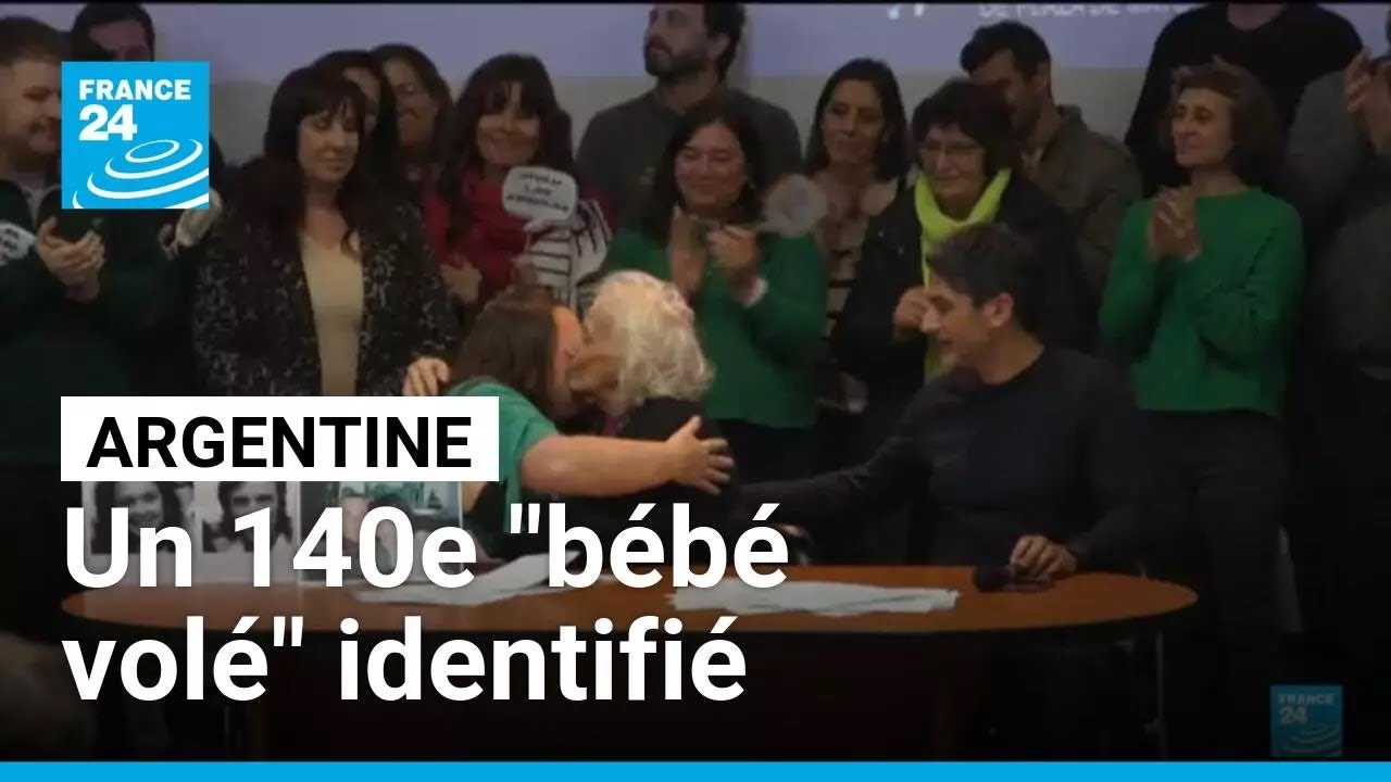 Argentine : un 140e "bébé volé" sous la dictature identifié • FRANCE 24