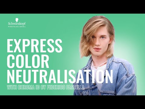 Hair how-to: Express Color Neutralisation with CHROMA ID by Federico Fascella